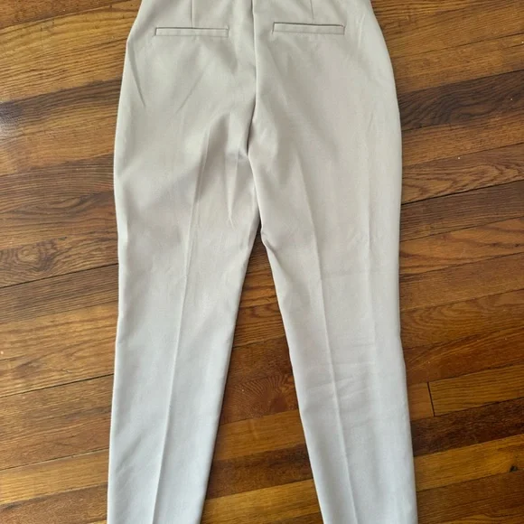 H&M Cream Straight Leg Women's Pants - Picture 3 of 4